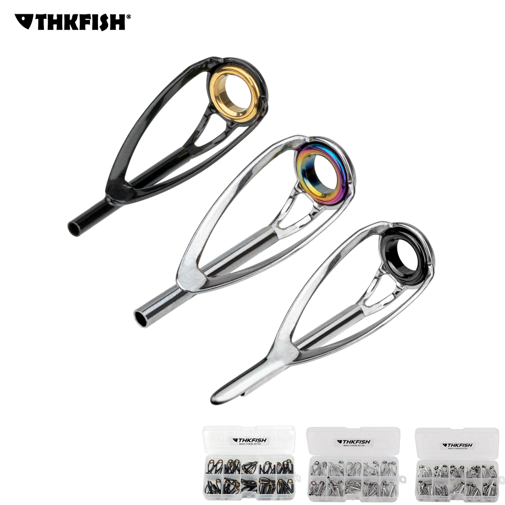 Fishing Rod Guide Replacement - THKFISH 50 buah Set cincin panduan