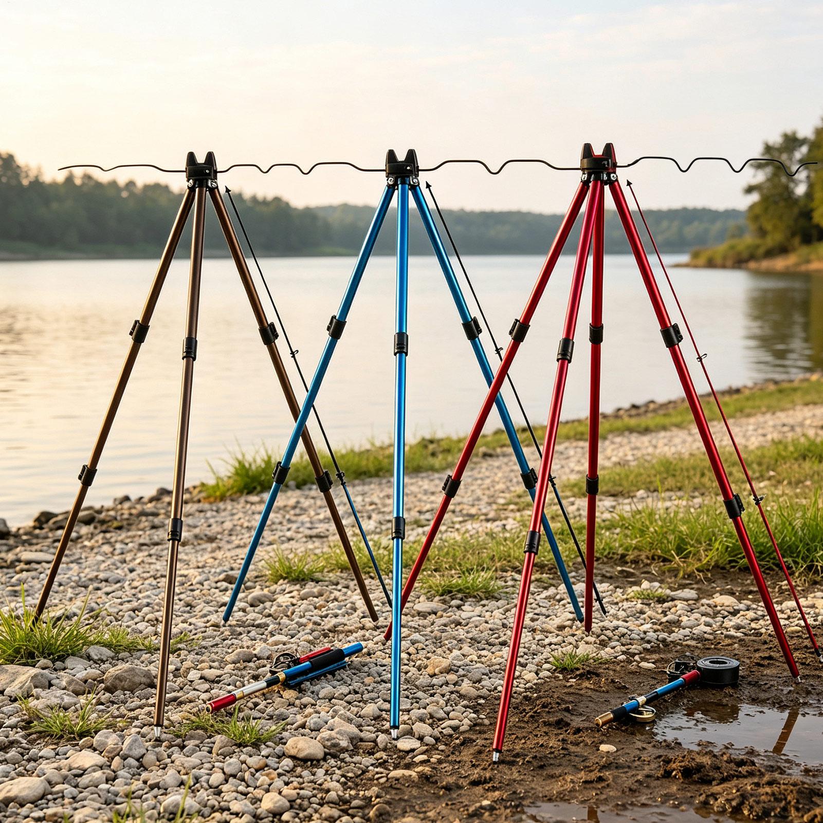 Tripod penyangga joran pancing - Fishing Rod Telescopic ulasan dan harga