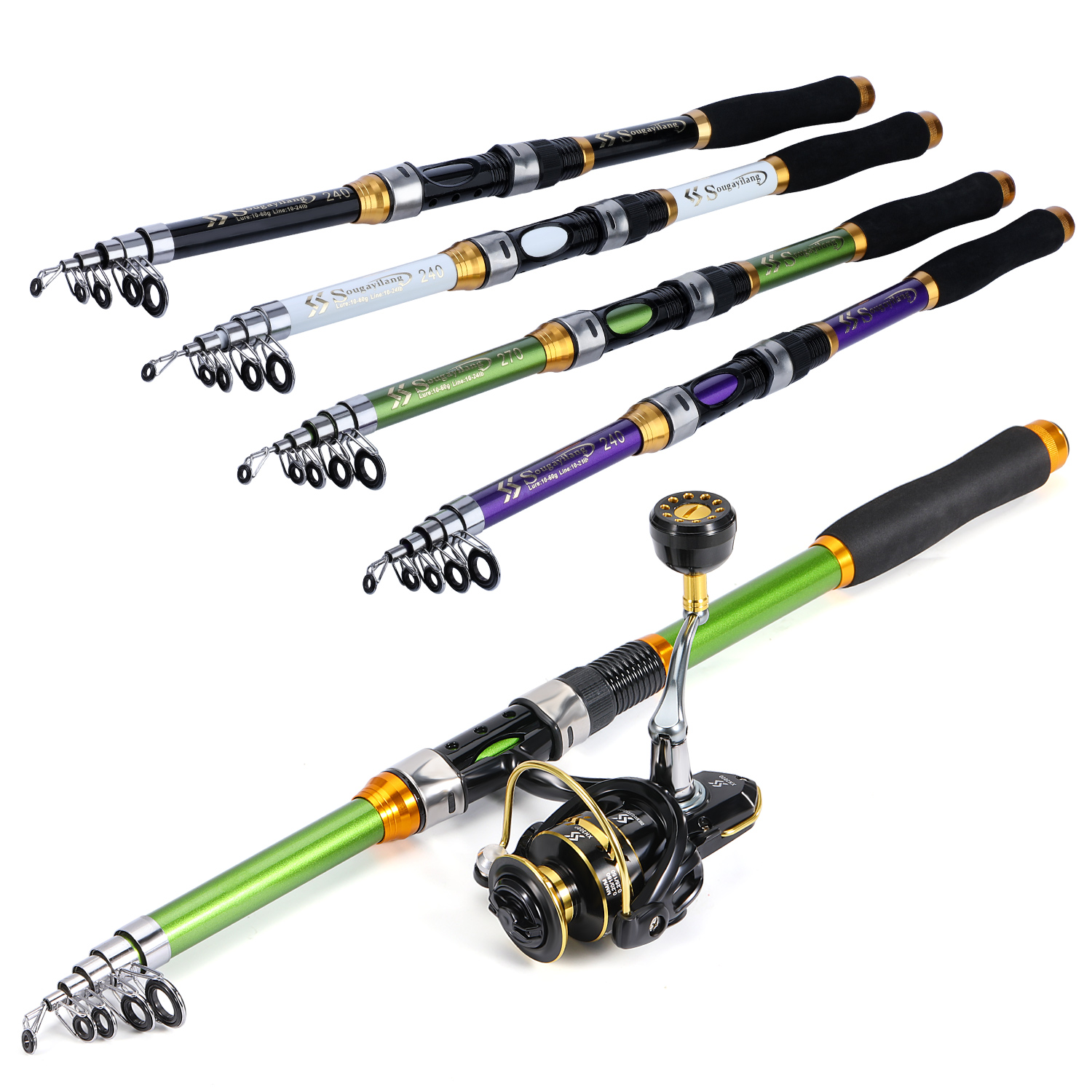 Sougayialng joran pancing puta - Fishing Rod Spinning ulasan dan harga