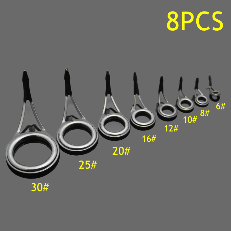 8 buah Cincin Pemandu Joran Pa - Fishing Rod Building Kit ulasan dan harga