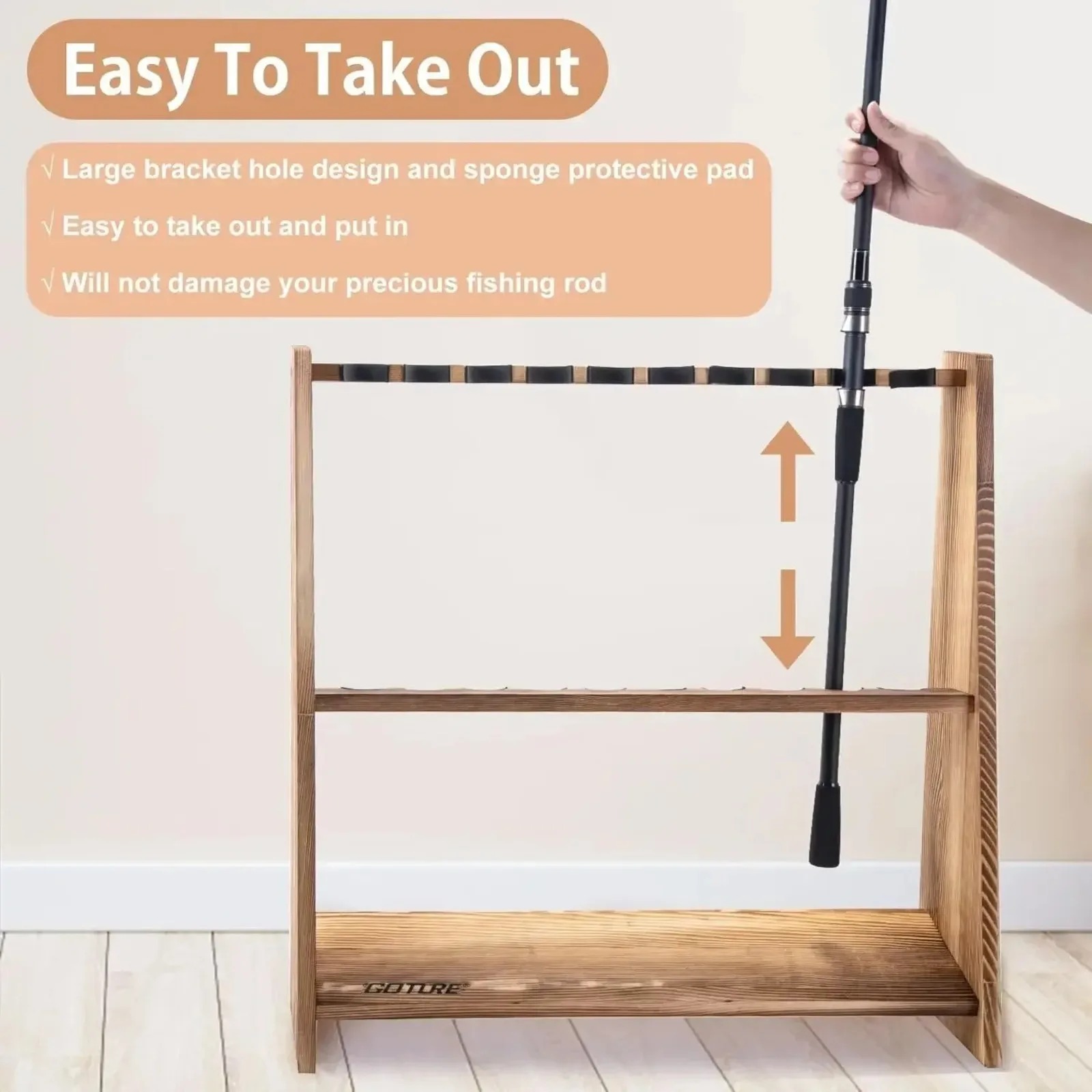Rak Penyimpanan Joran Pancing  - Fishing Rod Rack ulasan dan harga
