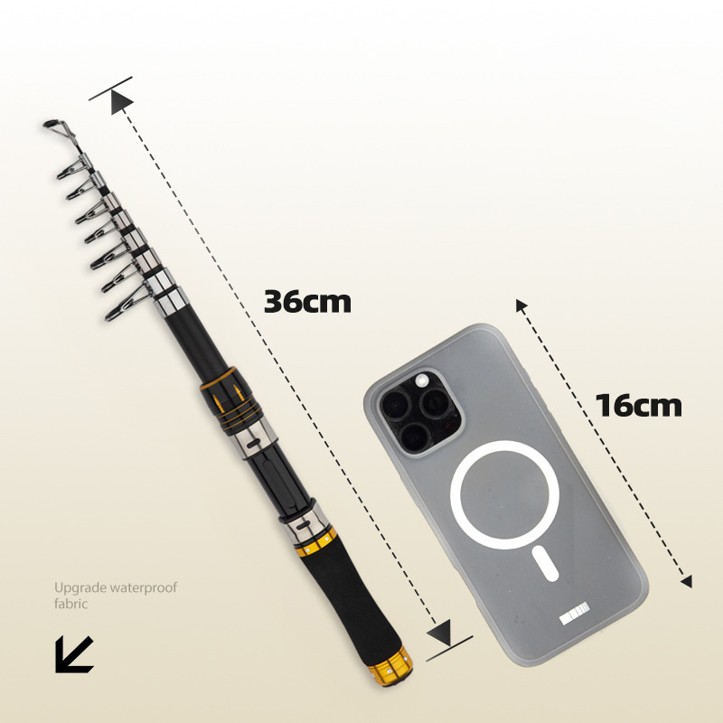 Joran Pancing Serat Karbon 2.1 - Fishing Rod Combo ulasan dan harga