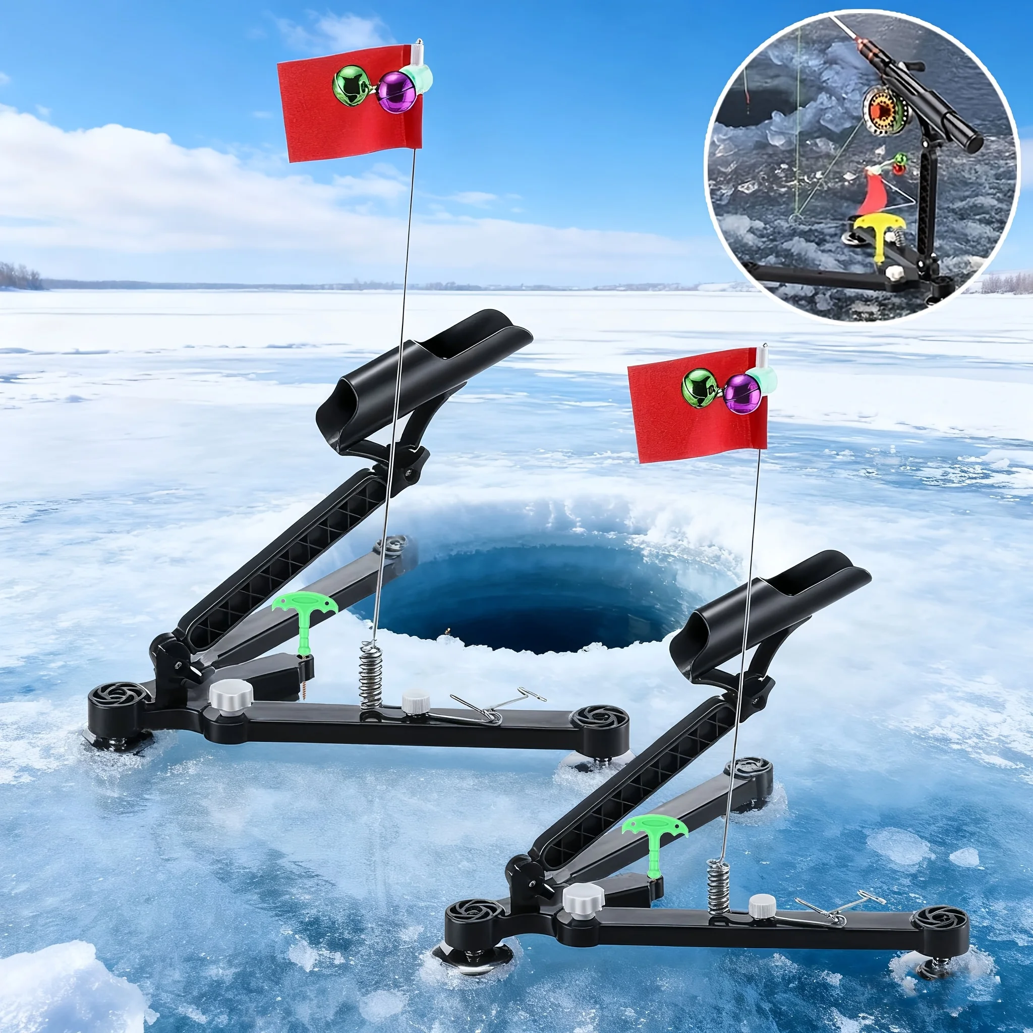 1 set Penyangga Joran Pancing  - Fishing Rod Ice ulasan dan harga