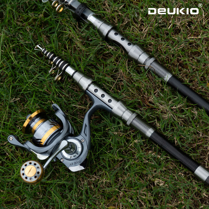 DEUKIO Joran dan Reel Pancing  - Fishing Rod Spinning ulasan dan harga