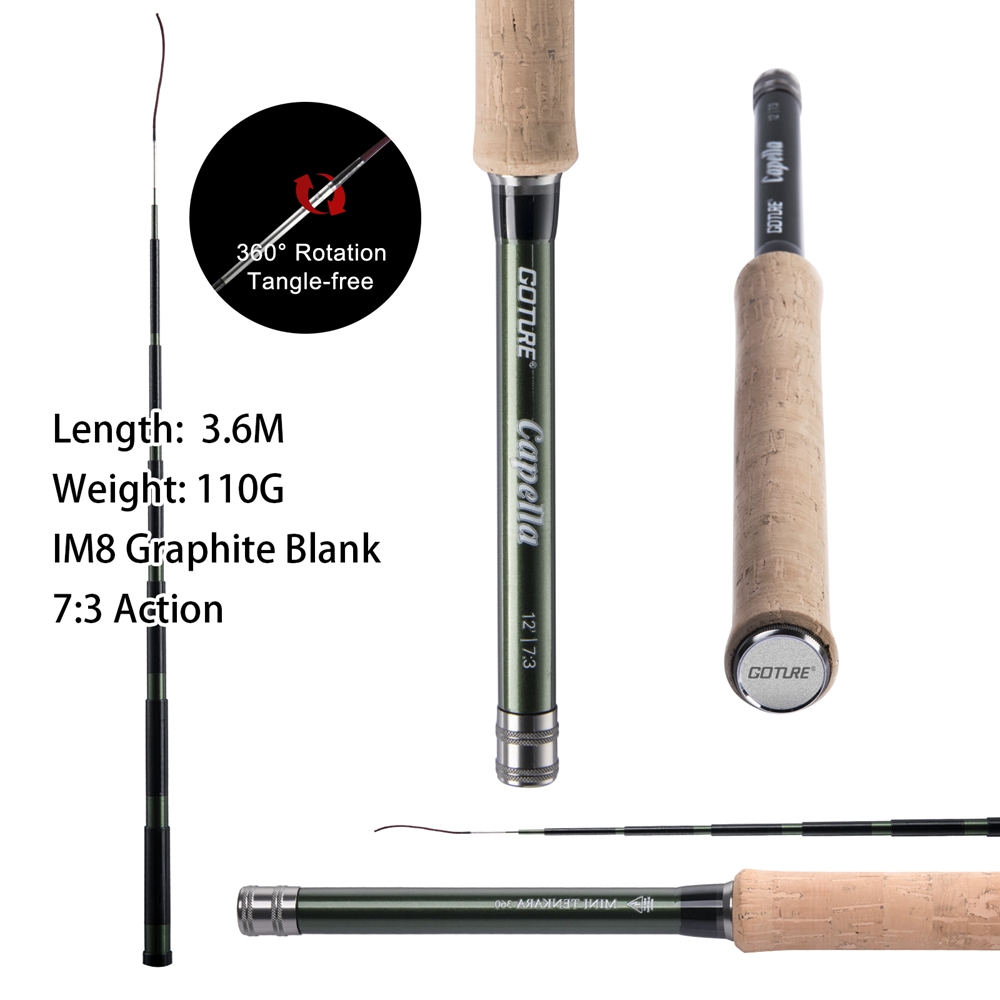 Goture Set joran pancing Tenka - Fishing Rod Fly ulasan dan harga