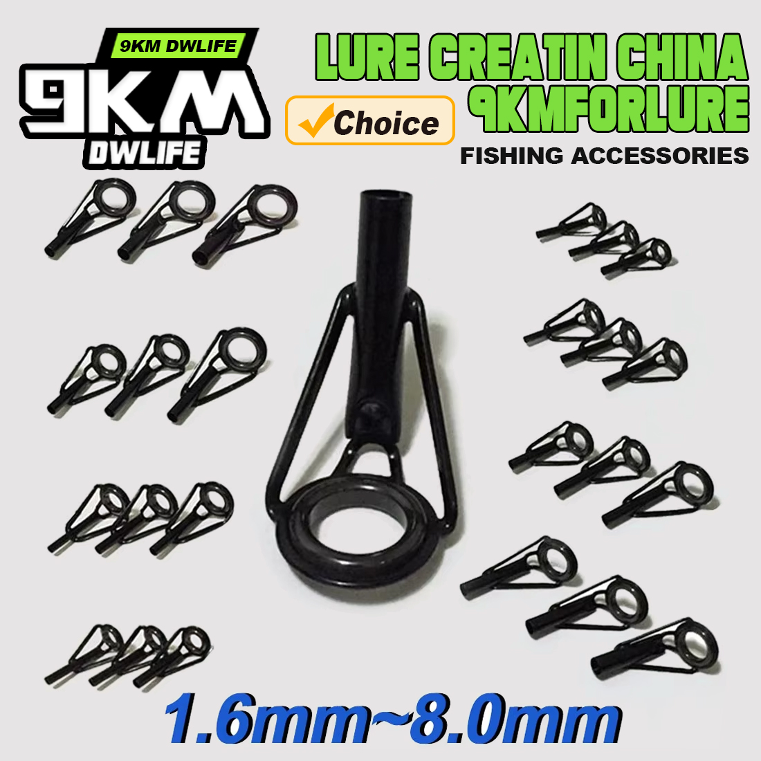 5 buah tongkat pancing ujung p - Fishing Rod Guide Replacement ulasan dan harga