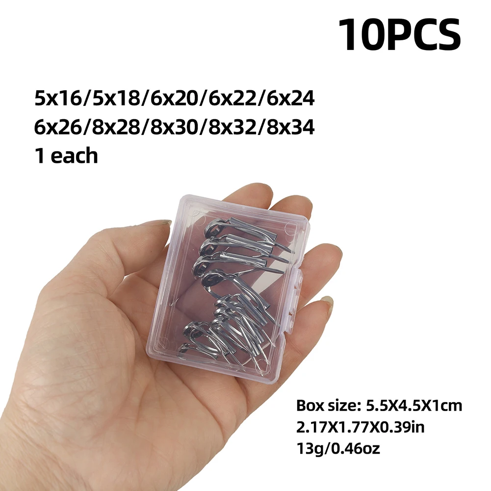 10/40pcs Kit Perbaikan Ujung J - Fishing Rod Guide Replacement ulasan dan harga